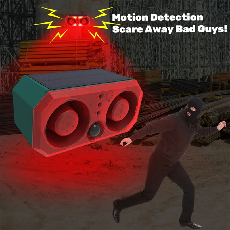 -N21R تسجيل إنذار كشف الحركة مبيد الحيوانات 2 مكبرات الصوت تسجيل كشف الحركة إنذار الاستشعار فلاش التعريفي