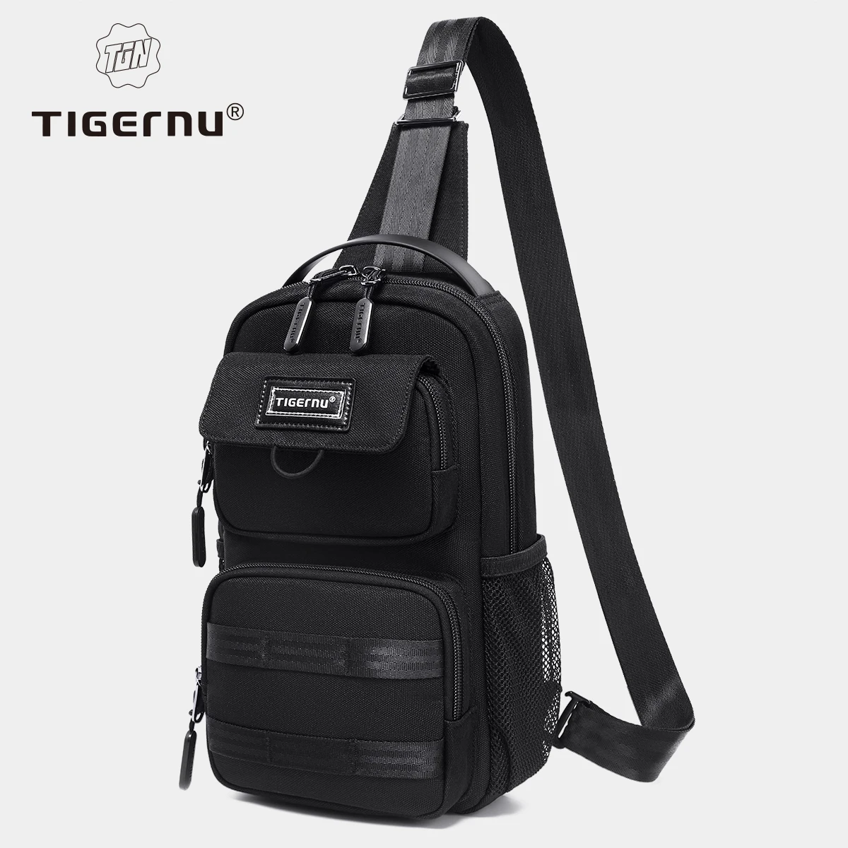 Tigernu 2023 Men\'s Chest Bag Cool Style 4.1L Lightweight Shoulder Bags Casual Travelling Mini Crossing Bags Unrestrained Series