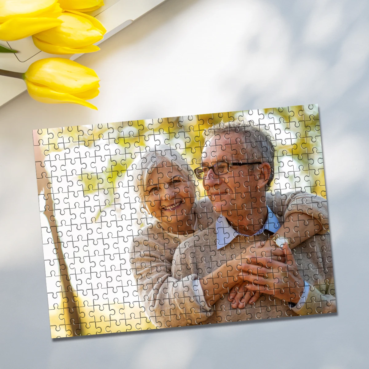 35/300/500/1000pcs Personalized Custom Photo Puzzle family photo DIY Toy Decoration Collectiable Growth Gift Christmas