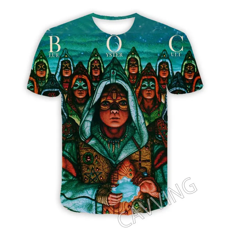 CAVVING 3D Printed Blue Öyster Cult Casual T-shirts Hip Hop T Shirts Harajuku Styles Tops Clothing for Men/women H01