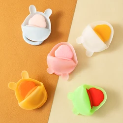 1PC Silicone Baby Teethering Toys Dustcover Cartoon Strawberry Shape Teethers For Baby Soft Chewing Baby Items Baby Toys