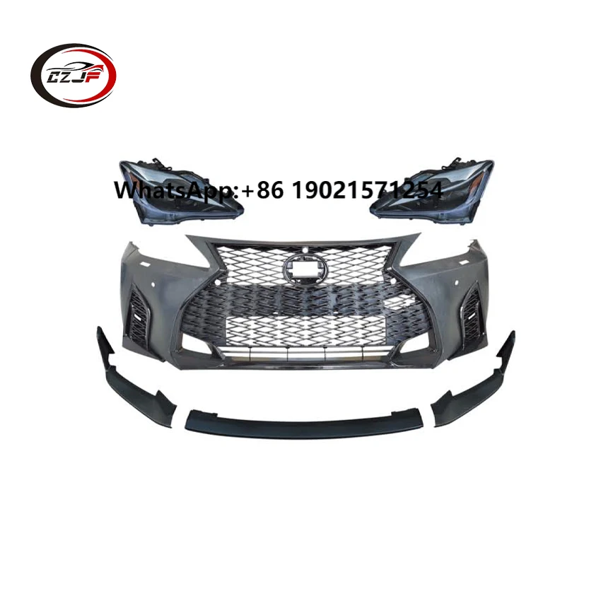 

CZJF Body Kit Including Front Rear Bumpers Grille Headlights Taillights for Lexus IS250 2021 2006 2007 2008 2009 2010 2011 2012