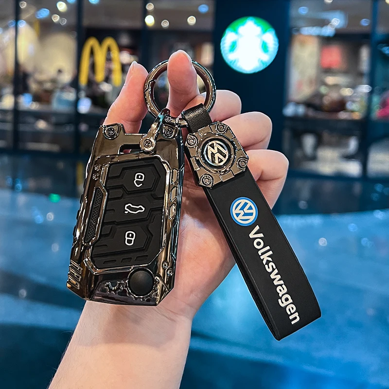 

Для VW Volkswagen Golf 7 MK7 Tiguan MK2 для SEAT Ateca Leon FR 2 Ibiza для Skoda Octavia чехол для автомобильного ключа полное покрытие брелок