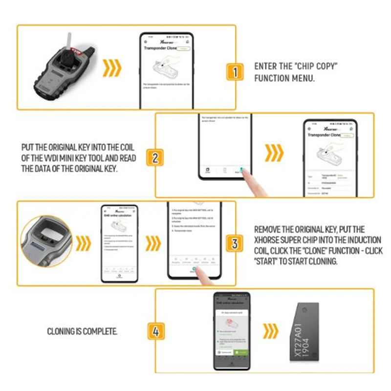 VVDI Chip Super Chip XT27A Transponder Chip for VVDI Mini Key Tool for Super Chip For ID46/40/43/4D/8C/8A/T3/47