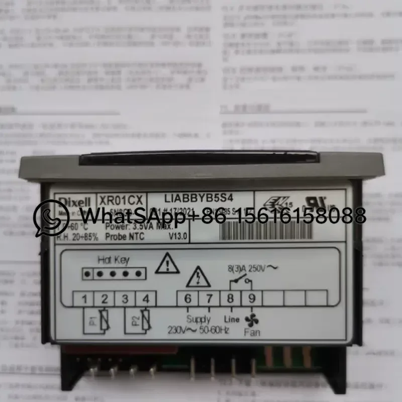 Digital Temperature Controller Thermostat XR02CX-5N0C1 XR06CX-5N0C1 XR01CX-5N0C1 with NTC Probe for Refrigeration Freezer