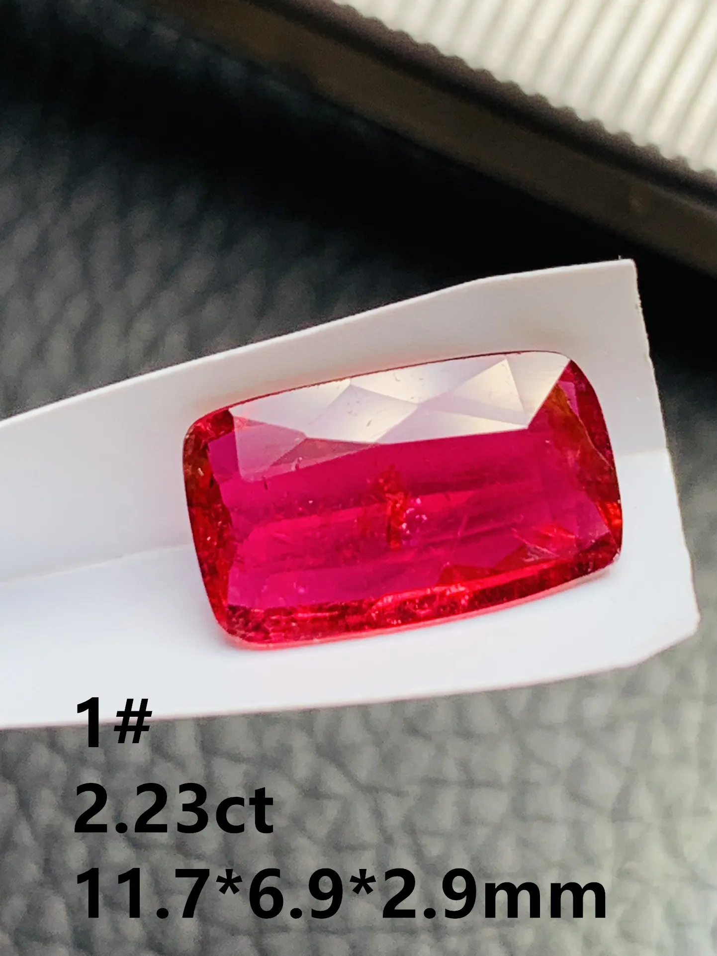 1pcs/lot natural boutique colorful Brazil Tourmaline bare stone ring face can be substituted inlaid processing ring pendant