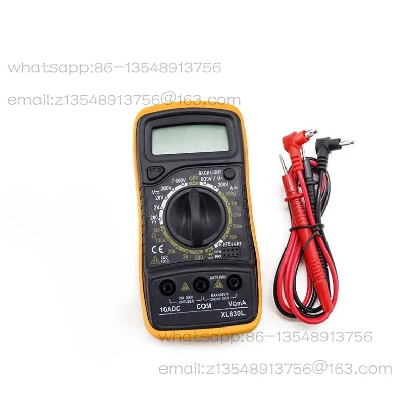 Small digital multimeter XL830L high-precision voltage measurement with backlight intelligent portable