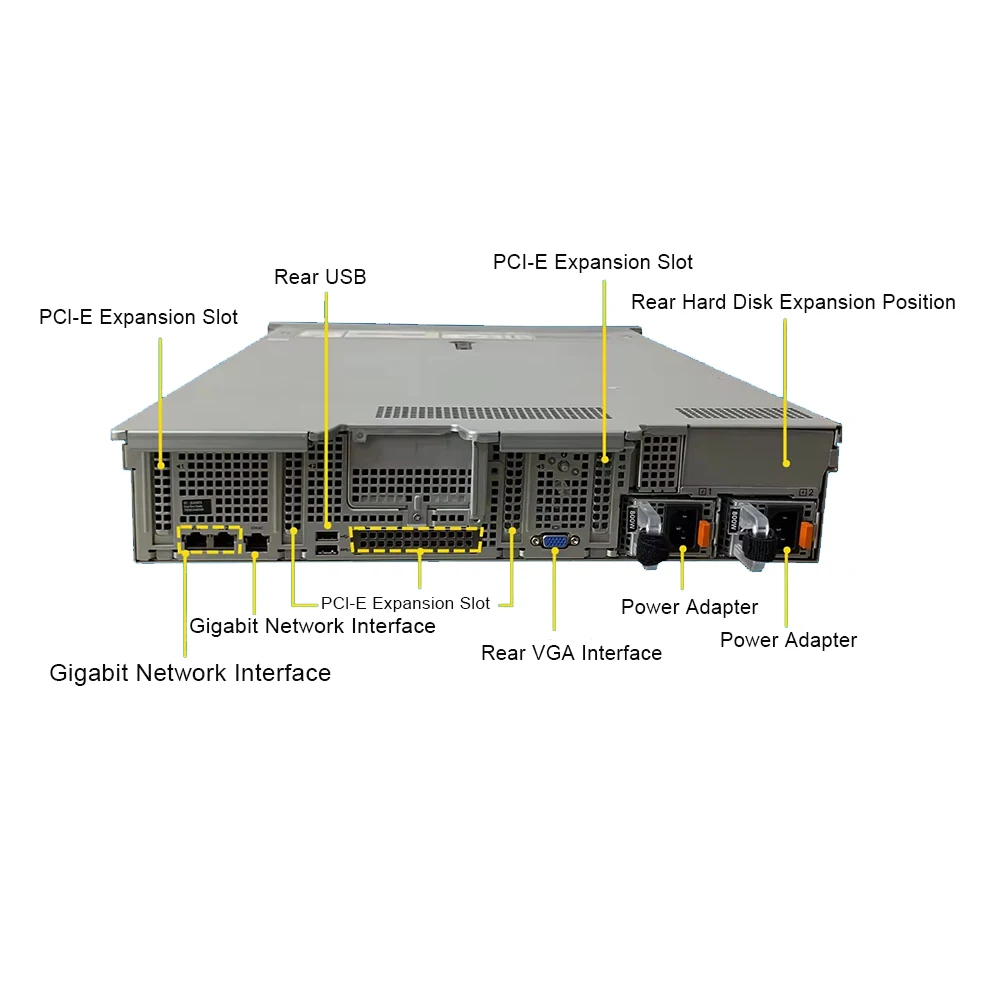 PowerEdge R7625 Server 8NVME/9274F*2/64G 4800*16/1.92T NVME U.2*2/LPE35002DP FC 32GB HBA*1/57412DP 10GB OCP 3.0 Rack Server