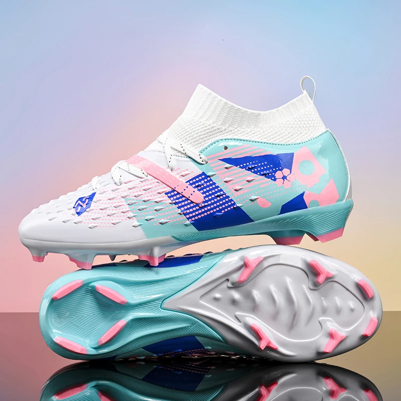 

Новые мужские футбольные бутсы высокого качества, ультралегкие футбольные бутсы для улицы и зала, спортивная обувь для мальчиков, нескользящие кроссовки для футзала