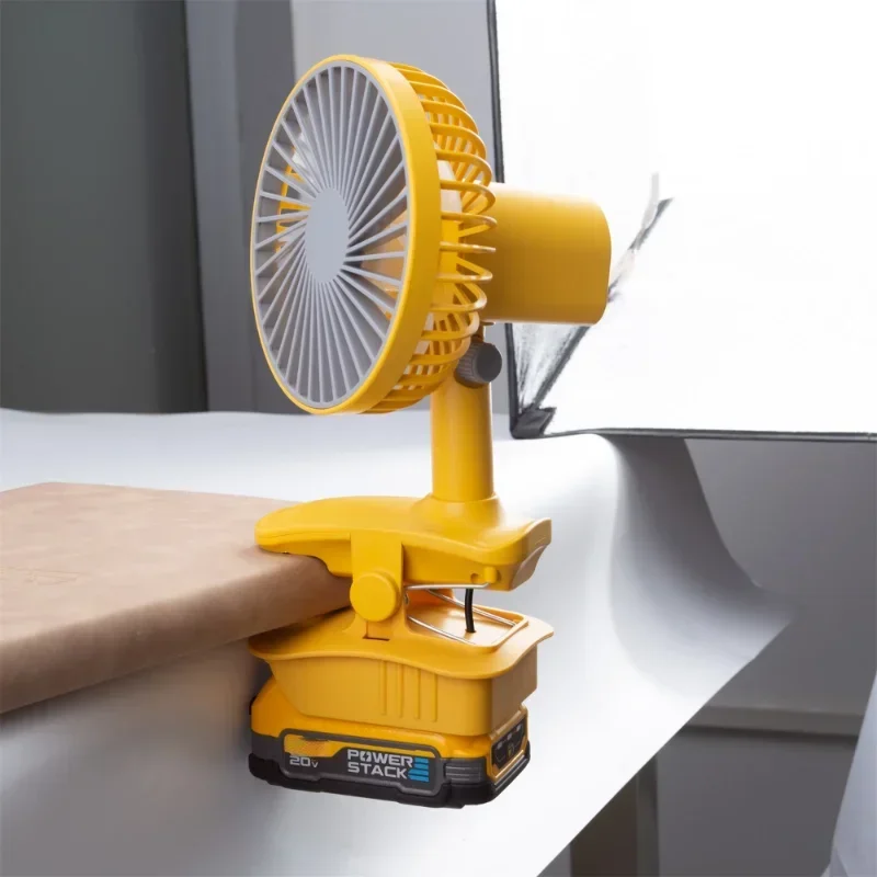 Imagem -06 - Ventilador Portátil sem Fio para Acampamento ao ar Livre Ventilador Jobsite Bateria Li-ion 3-velocidade Dcb205 Dcb203 18v 20v