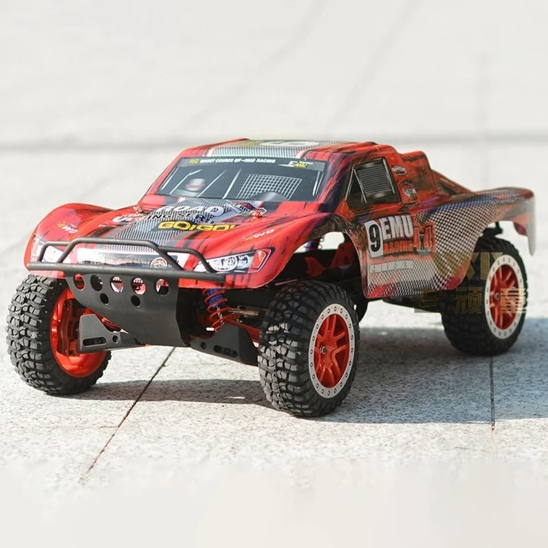雷魔山マウス727ショートカードRCリモートコントロールカー プロフェッショナル4WD 大人向けおもちゃ レーシング高速オフロード車両モデルカー