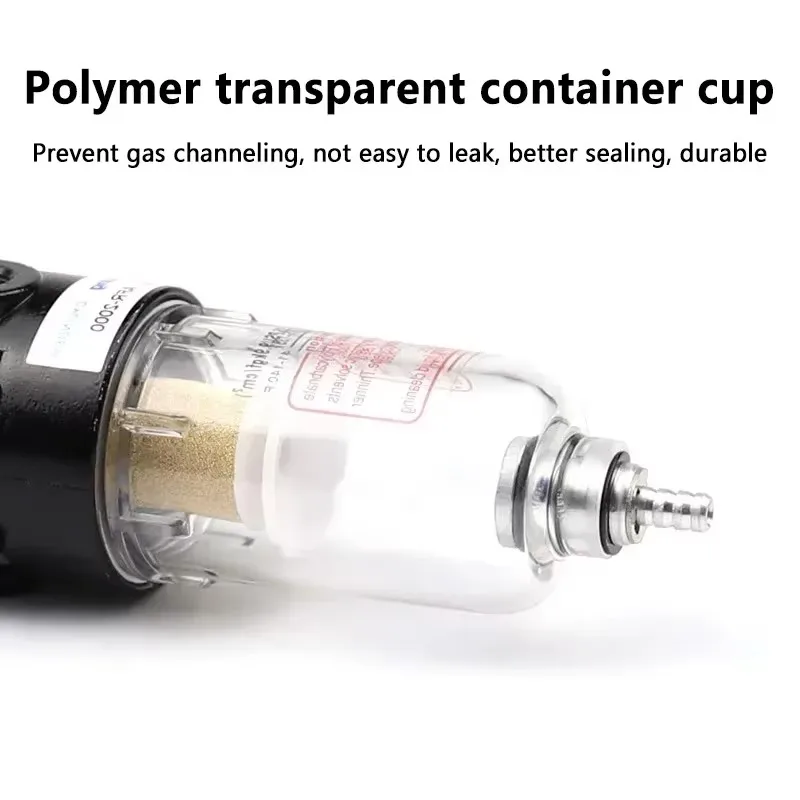 AF2000 1/4 Source Processor Copper Filter Air Pump Filter Oil and Water Separator Pneumatic Components Air Compressor