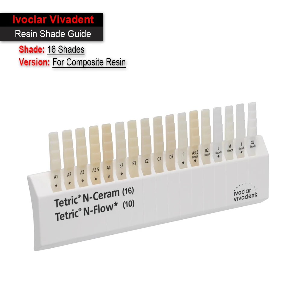 Ivoclar Dental Shade Guide Crown Restoration Bleach Comparator Porcelain Plate Prepared Teeth Gingiva Composite Resin Toothguide view 4