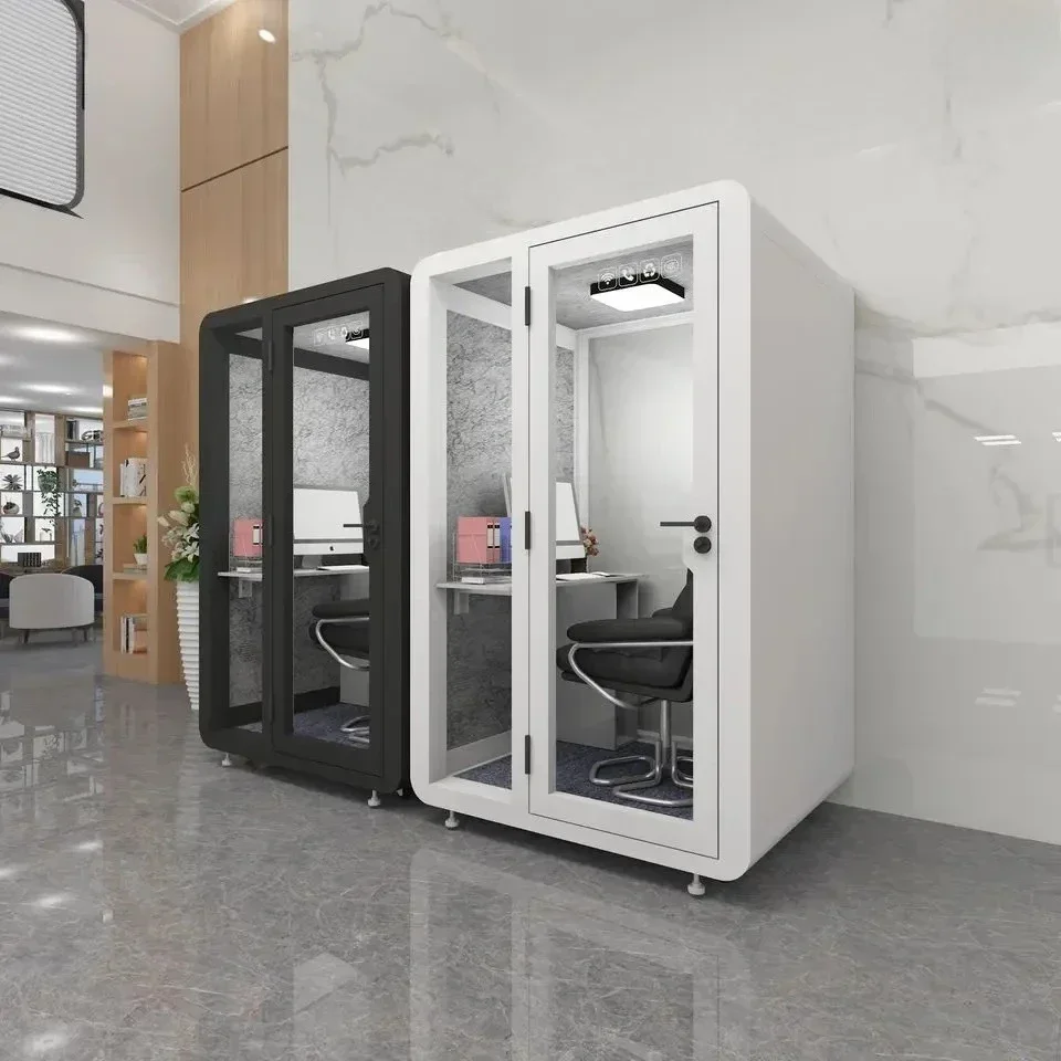 Multifunction Soundproof Office Phone Booth Portable Acoustic
