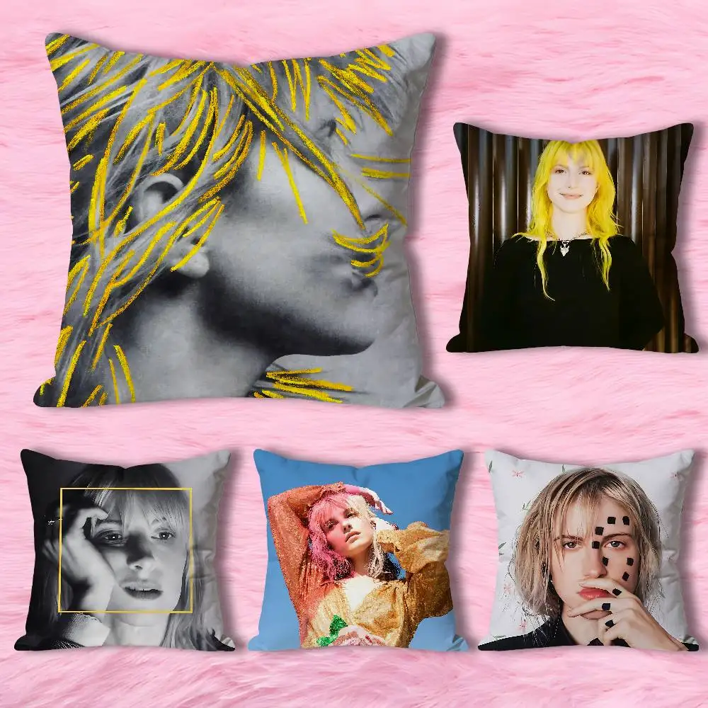 Singer H-Hayley W-Williams Various Sizes Square Pillow Case For Car Home Bedchamber Decor Custom Valentine gift