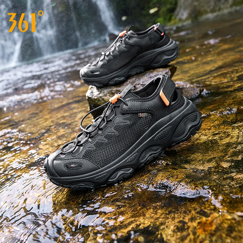 

Мужские сандалии 361 Degrees Catfish-River Tracing Shoes 2.5, летние, сетчатые, дышащие, противоскользящие, для активного отдыха, рыбалки, модель 672623303