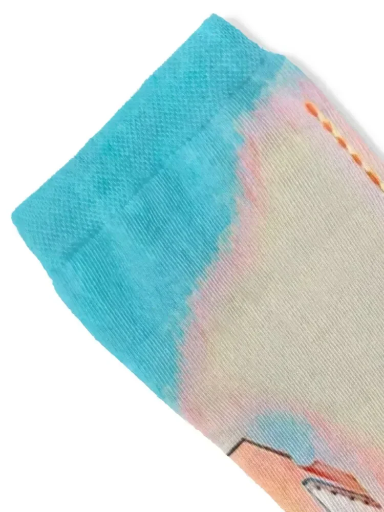 ถุงเท้าลายพิมพ์ลายปีใหม่สีสันสดใสสำหรับผู้หญิงและผู้ชาย รุ่น Berlin Streets Socks Lots