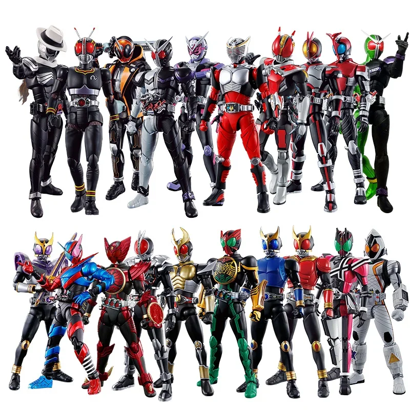 Bandai Kamen Rider Assembled Movable Model Collection Desktop Ornaments Gift Frs 555 Qiao Ye Emperor Rider Armor Dragon Rider