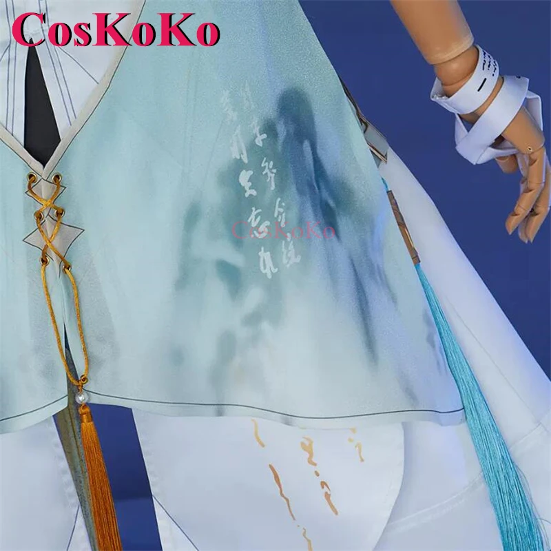 CosKoKo Jinhsi Cosplay Game Wuthering Waves Costume Fashion Lovely Uniform Dress Full Set Halloween Party Role Play Clothing New