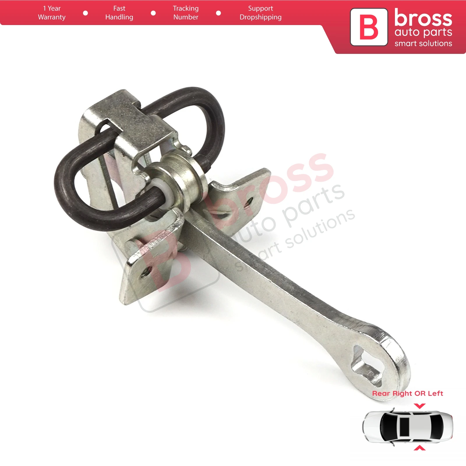 Bross قطع غيار السيارات BDP703 الباب الخلفي المفصلي وقف تحقق حزام المحدد 5160229 ؛ 90508651 ل فوكسهول أوبل فيكترا B السفينة من تركيا