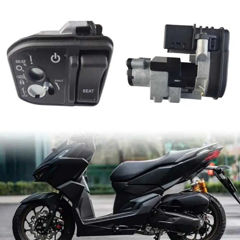 

Motorcycle Electric Ignition Lock Set For VARIO 150 Plug And Play Upgrades Weatherproof Metal Housing Motorbike Accessory D7YA