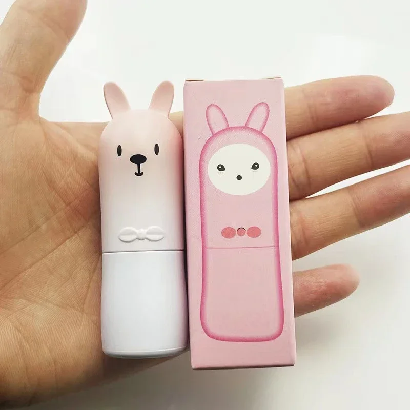 1 Uds. Tubos vacíos de bálsamo labial de Alpaca de dibujos animados contenedor de almacenamiento de lápiz labial botella contenedores vacíos brillo de labios embalaje de maquillaje de viaje
