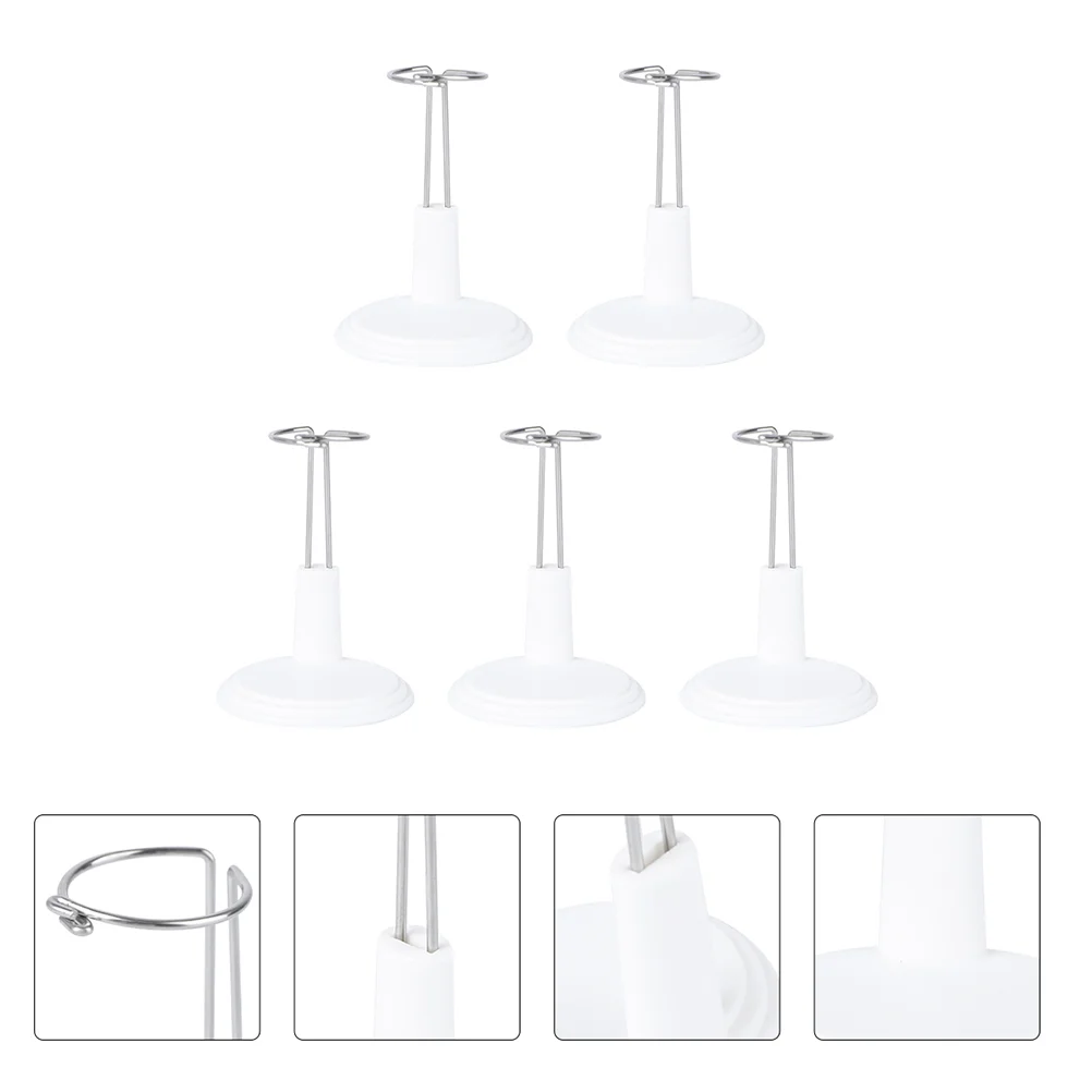 

5 Pcs Support Frame Children's Toys Model Bracket Display Holder Iron Storage Plastic Portable Home Store Accessories