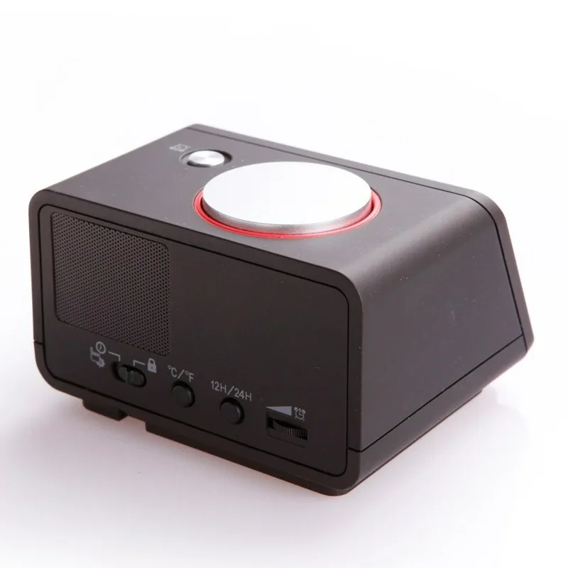 C1 Silent Alarm Clock LED Display Thermometer Big Bell Snooze Function Luminous Design Bedside Night Use view 2