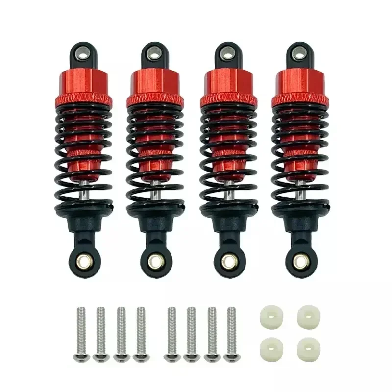 4Pcs Aluminum Alloy Shock Absorbers Damper Set 60mm for Tamiya TT-02 TT-02d M-05 M-06 1/10 RC Car Upgrade Parts