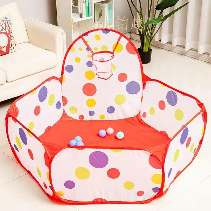 Custom Hexagonal Kids Ball Pit Tent Ocean Bobo Ball Indoor Playhouse Quick Open Game House Children Toy Wholesale