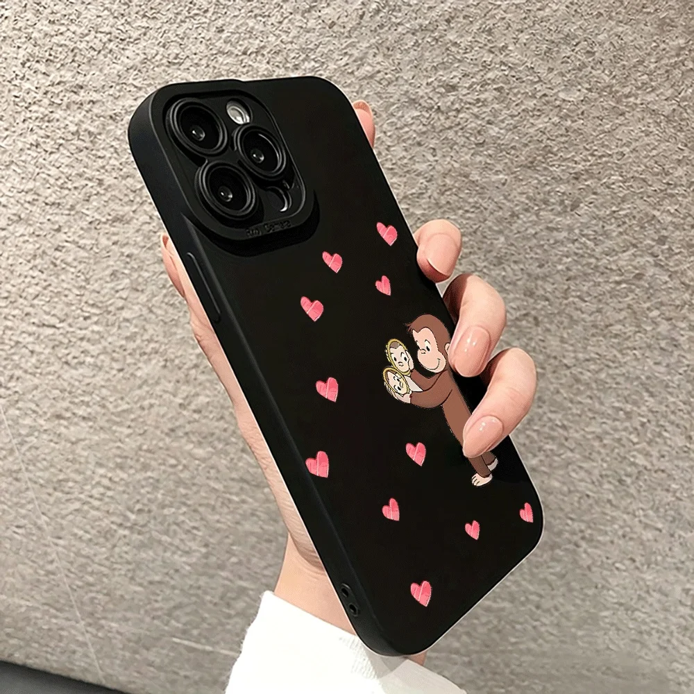 Monkey Pink Heart Phone Case for Samsung Galaxy S26 S25 S23 S22 NOTE 20 Ultra S22 S25 S24 S23 S26 S21 Plus S24 S23 S21FE Cover view 3