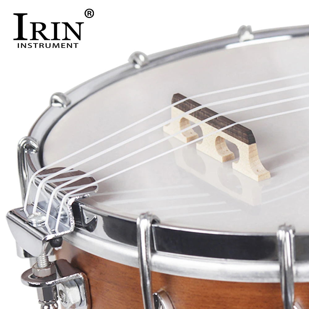 IRIN 4 Strings Banjo Ukulele Maple Neck Rosewood Fingerboard Banjo Concert Banjolele Professional Musical Instrument with Case