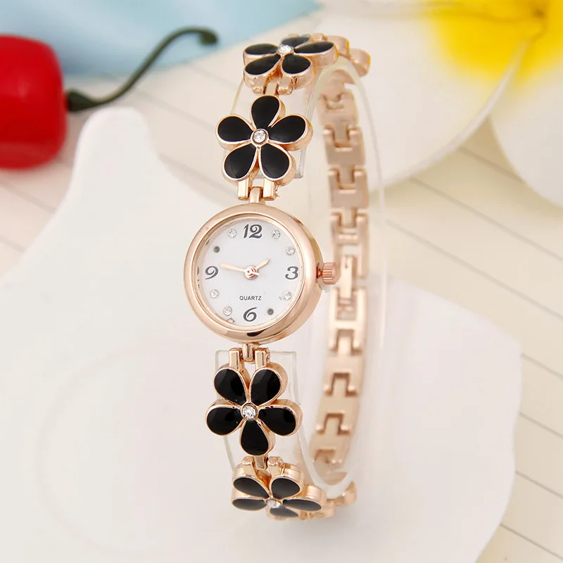 Women's Wristwatch Bracelet Watches Fashion Ladies Watchs Ladies Stainless Steel Rhinestone Quartz Wrist Reloj De Mujer