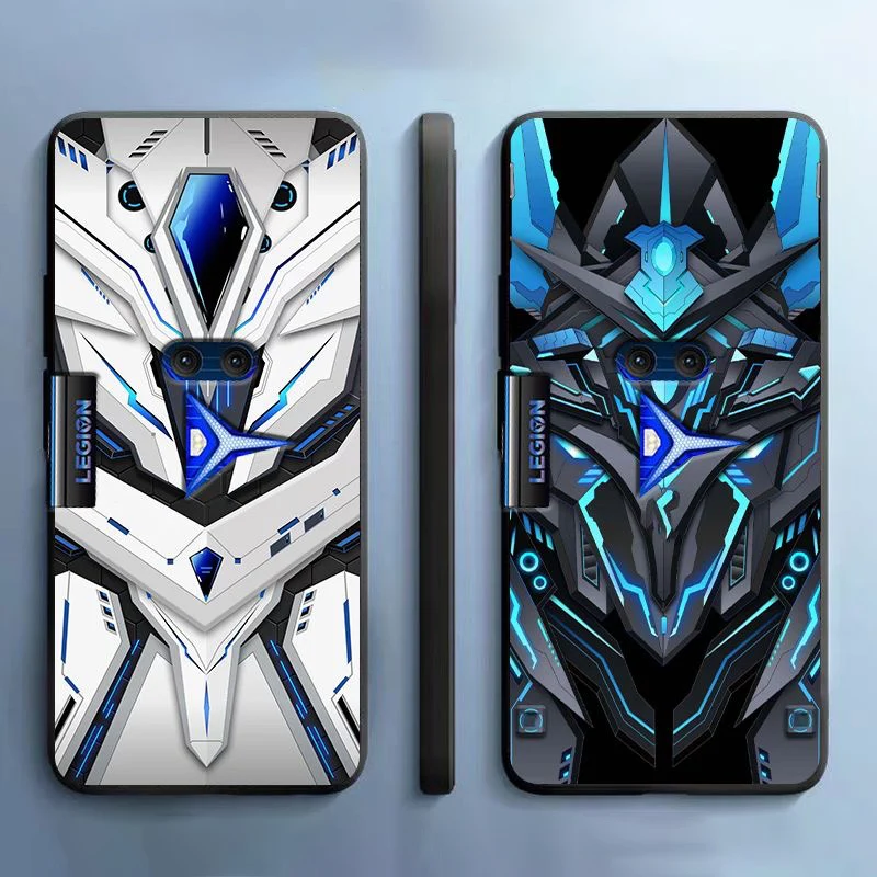 Caso do continente douluo para lenovo legion pro 5g hd pintado dou po cang qiong capa traseira para o telefone legião duelo capa