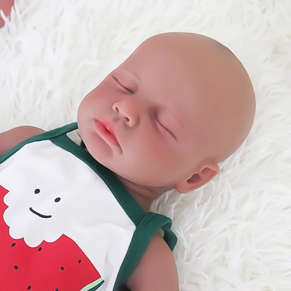 

20 Inch Newborn Fake Reborn Baby Girl For Toddler Gift Artificial Soft Painted Full Body Silicone Rebirth Doll Girl