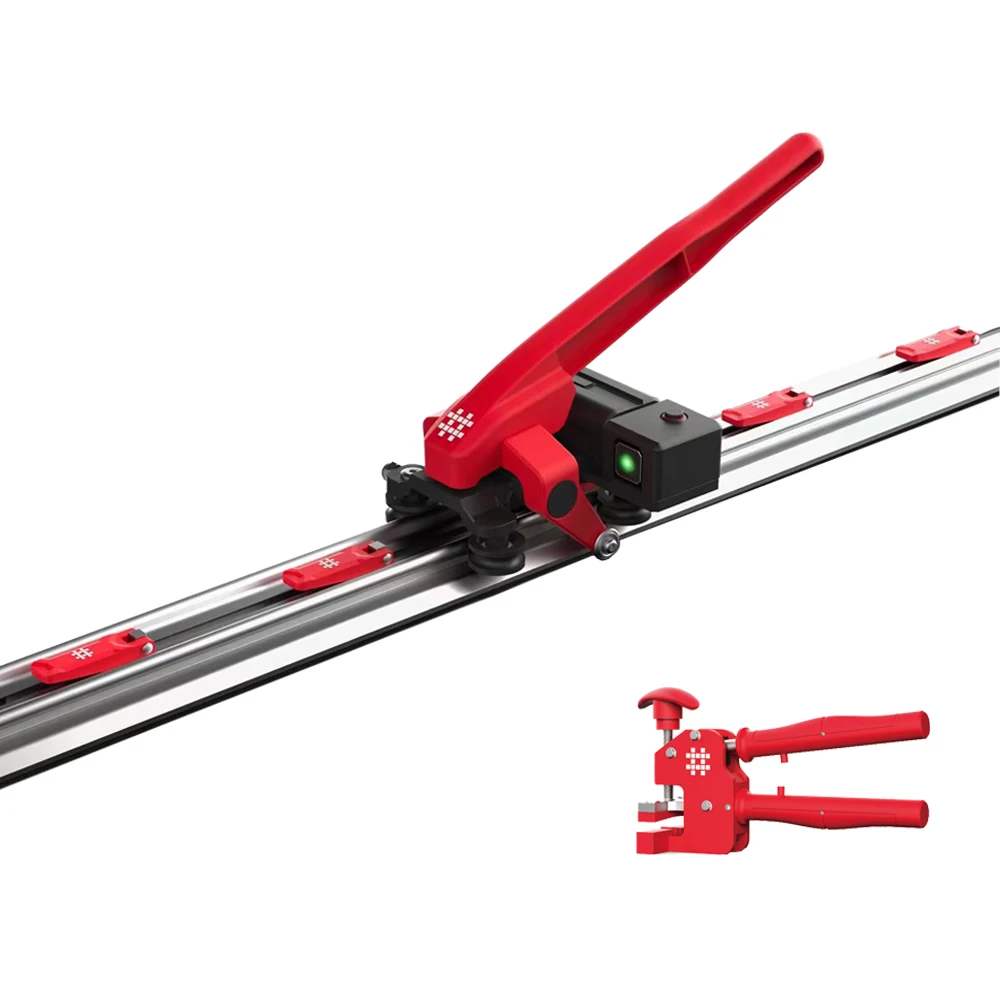 Tile Cutter for Large Format Tiles Rock Slab Manual Cutting Tool with Build-in Suction Cups Tile Push Knife 2400mm/2800mm/3200mm