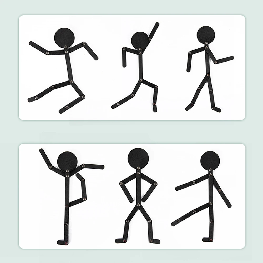 Montessori Pose-Matching Stick Figure Game – detail image 7