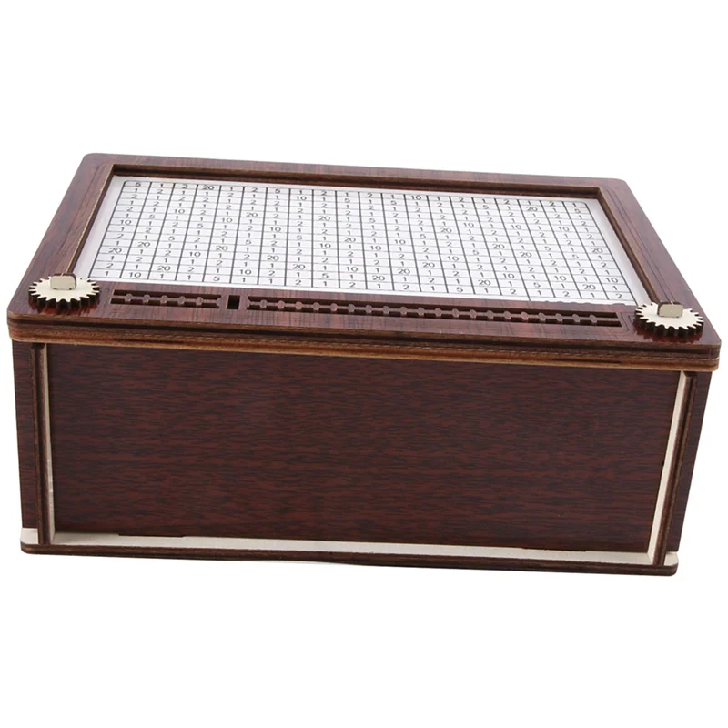 1 قطعة صندوق نقود خشبي صندوق تخزين حصالة ريترو مع صندوق نقود ماركر، صندوق نقود قابل لإعادة الاستخدام، 10000 دولار