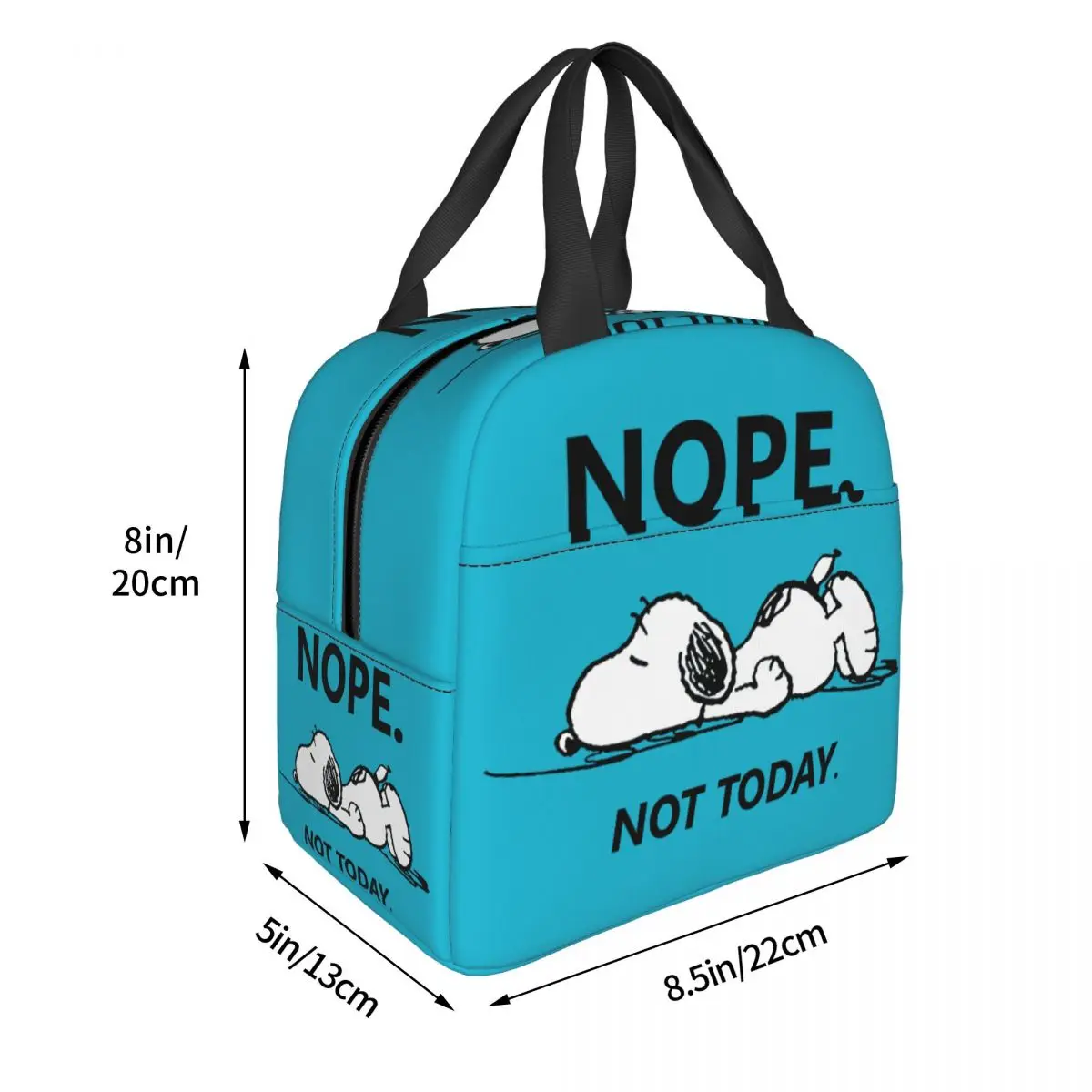 مخصص لطيف الكرتون سنوبي حقيبة الغداء المرأة المحمولة برودة الحرارية معزول علب الاغذية للمدرسة تخزين الغذاء بينتو صندوق