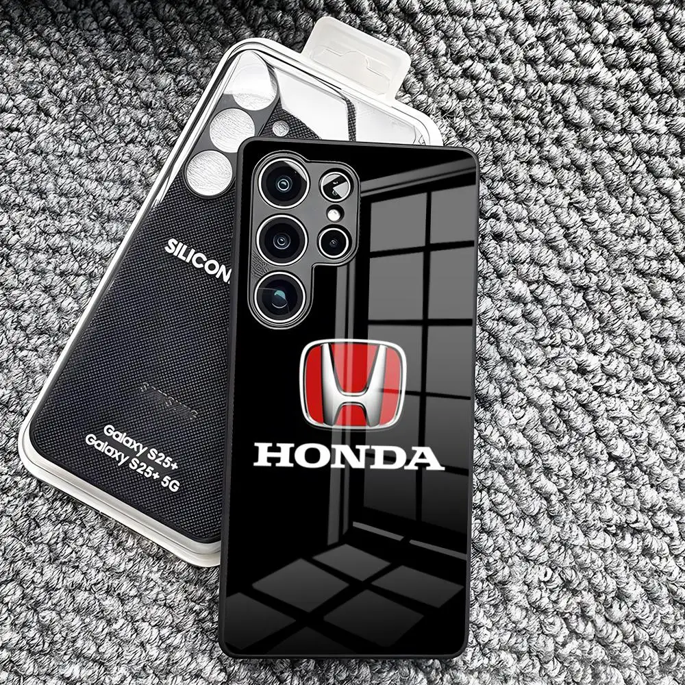Etui na telefon H-hondaes do Samsunga S26 Ultra S25 Edge Ultra S23 S22 S21 Ultra Plus S24 Fe A57 A37, szklana obudowa — zdjęcie produktu 4