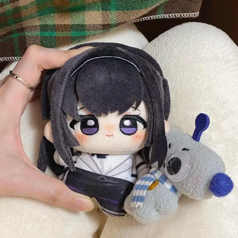 Anime Games Arknights Plush Doll Kawaii Cartoon Priestess Character Fill Doll Backpack Zipper Key Decoration Parentchild Gift