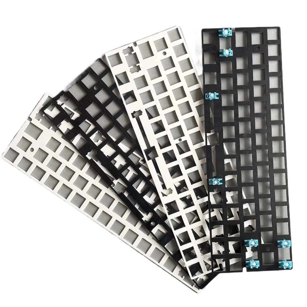 

Механическая клавиатура на заказ GH60 61, 64 FR4, черно-белая позиционирующая пластина, печатная плата, пластина 1,6 мм, клавиатура для ПК, геймера, сделай сам, подарки