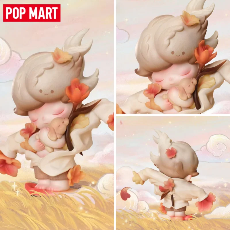

New Hot POPMART Dimoo Guarding Love Series Blind Box Cute Doll Collectible Toys Desktop Decoration Mystery Box Surprise Gifts