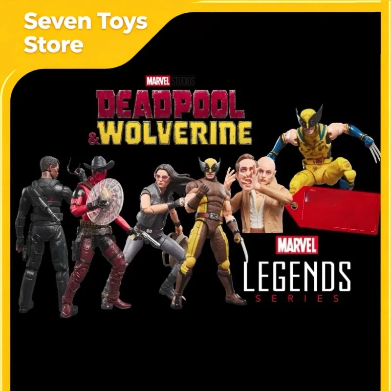

Marvel Legends Series Deadpool&Wolverine Figure Set Toy Cowboypool/X-23/Wolverine(Brown Suit)/Blade/Cassandra Nova Action Figure