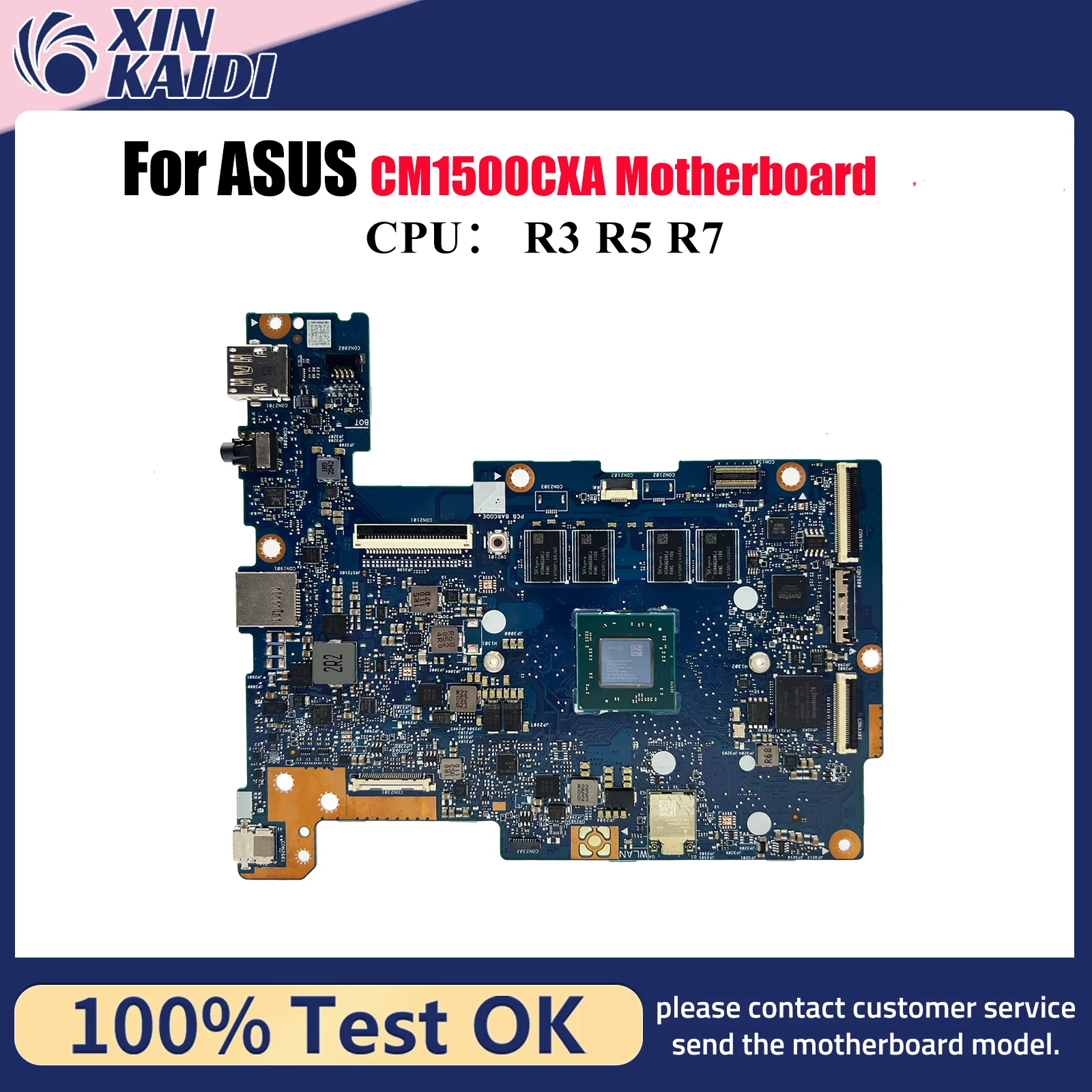 

Материнская плата CM1500CXA для ноутбука ASUS Chromebook CM1500CXA CM1500C, материнская плата для ноутбука с процессором R3 R5 R7, 100% тестирование, ОК, быстрая доставка