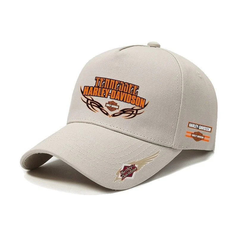 For Harley Davidson PA1250 Softail Sportster VRSC X48 Outdoor Sunscreen Motorcycle Fashion Logo Cotton Adjustable Baseball Hat view 4