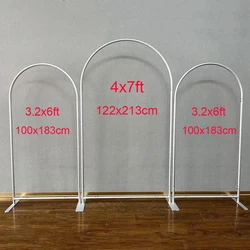 Gold Silver Metal Wedding Arch Backdrop Stand Background Easy Assembly Birthday Party Decorations Flower Arch Backdrops Stand