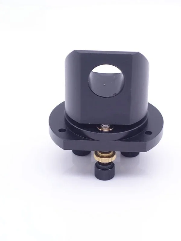 Optical experiment accessories, fiber optic debugging observation mirror, circular 45-degree mirror adjustment frame