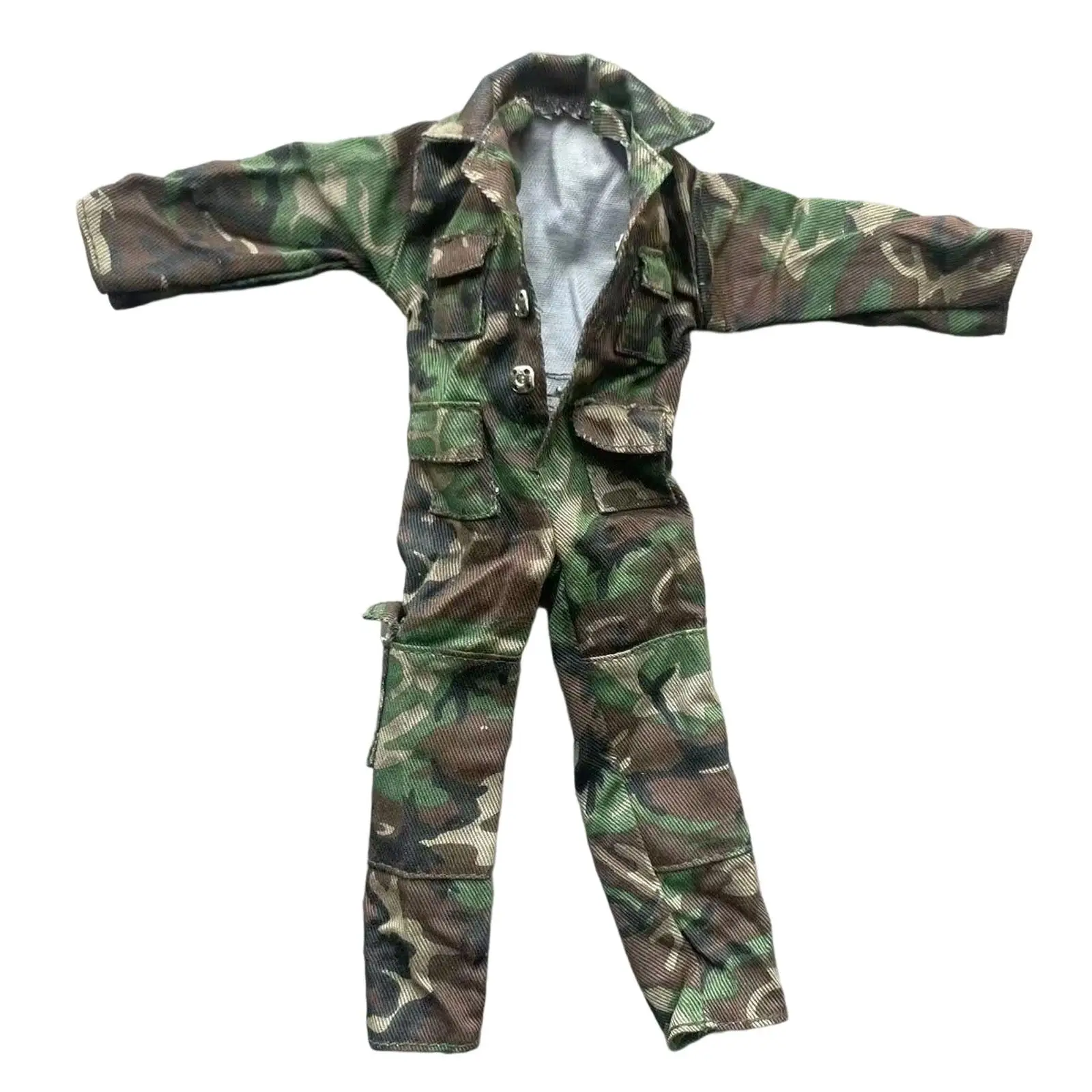 Vêtements de figurines d'action 1:6, vêtements miniatures, combinaison en tissu, uniforme de poupée, accessoires de Costume pour corps masculin de 12 pouces
