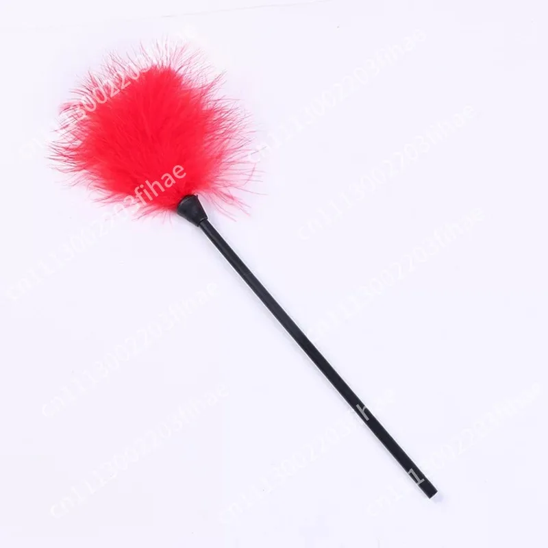 Feather stick plush beat, feather brush stick tickling multi-functional toy